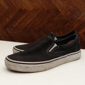 Vans Slip On Men's Size 9 Black and White Skate